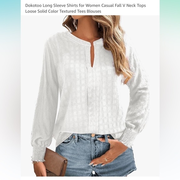 Tops - Long sleeve textured Women's Top size large